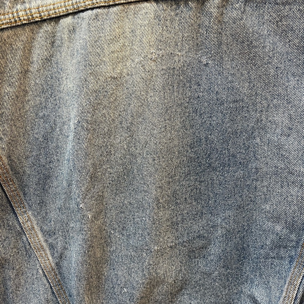 BZJ Blue Denim Jacket Size L Vintage unisex - Picture 6 of 11